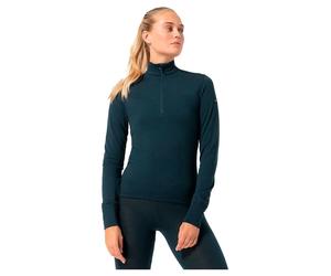 Super.natural Arctic230 Half Zip Long Sleeve T-shirt Bleu M Femme