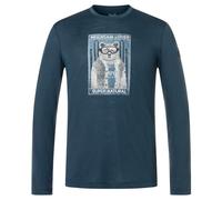 super.natural - Bearski L/S - Haut à manches longues - XL - blueberry / various