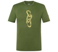 super.natural - Carabineri Tee - Haut en mérinos - 52 - L - chive / dried tobacco