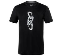 super.natural - Carabineri Tee - Haut en mérinos - 54 - XL - jet black / vapor grey