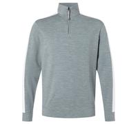 super.natural - Colorado Zip Turtleneck - Pull - XL - cashmere grey melange / fresh white