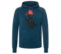 super.natural - Favourite Sailor Hoodie - Sweat à capuche en mérinos - 48/50 - M - blueberry / jet black / high risk red