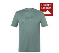 super.natural - Hiking Tee Exclusive - Haut en mérinos - XL - balsam green / blueberry