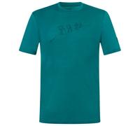 super.natural - Hiking Tee - Haut en mérinos - 46 - S - pacific / blueberry