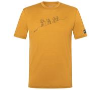 Super.natural Hiking Regular Fit Short Sleeve T-shirt Jaune M Homme