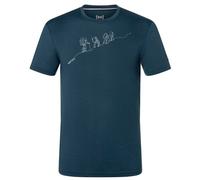 super.natural - Hiking Tee - Haut en mérinos - 52 - L - blueberry / vapor grey