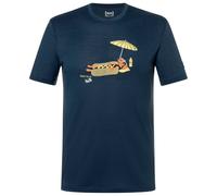 super.natural - Hot Dog Tee - Haut en mérinos - M - blueberry / various