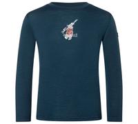 super.natural - Kid's Bunny L/S - Haut manches longues en mérinos - 164 - blueberry / various