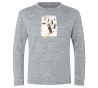 super.natural - Kid's Dachshund Party L/S - Sous-vêtement mérinos - 116 - cashmere grey melange / various