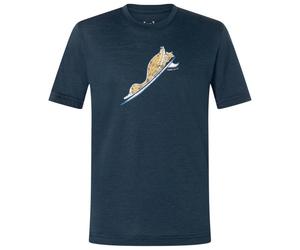 super.natural - Kid's Duck Dive Tee - Haut en mérinos - 140 - blueberry / various