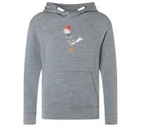 super.natural - Kid's Johnny Hoodie - Sweat à capuche - 116 - cashmere grey melange / various