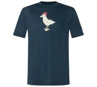 super.natural - Kid's Johnny Tee - Haut en mérinos - 104 - blueberry / various