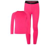 super.natural - Kid's Tundra175 Base Set - Sous-vêtement mérinos - 140 - pinky rose