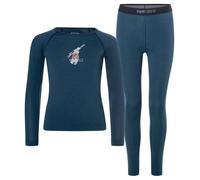 super.natural - Kid's Tundra175 Ski Bunny Set - Sous-vêtement mérinos - 110 - blueberry / various