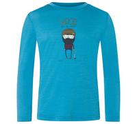 super.natural - Kid's Wood Crafti L/S - Haut en mérinos - 104 - blue heaven / various