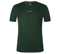 super.natural - New School Tee - Haut en mérinos - XL - deep forest / jet black