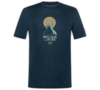 super.natural - No Map Tee - Haut en mérinos - L - blueberry / various