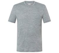 super.natural - Pocket Tee - Haut en mérinos - XXL - cashmere grey melange