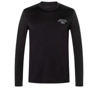 super.natural - Racing Teabio Jersey L/S - Haut manches longues en mérinos - M - jet black / various
