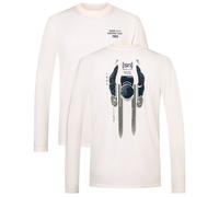 super.natural - Racing Teabio Jersey L/S - Haut manches longues en mérinos - XXL - fresh white / various