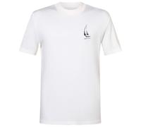 super.natural - Sailing Boat Bio Jersey Tee - Haut en mérinos - XL - fresh white / blueberry