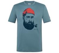 super.natural - Sailor Tee - Haut en mérinos - M - stormy weather / blueberry / high risk red