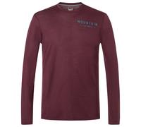 super.natural - Skiing Gear L/S - Haut à manches longues - XXL - wine tasting / feather grey / hydro