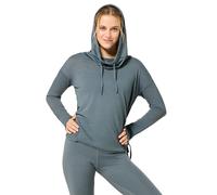 super.natural - Women's Funnel Hoodie - Sweat à capuche - M - stormy weather