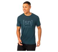 Maillot super.natural Logo lines Bleu M