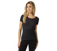 Super Natural T-shirt Midsummer Air Tee Femme en mérinos M jet black
