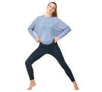 super.natural - Women's Womens Kula Top - Pull en laine mérinos - L - forget me not blue