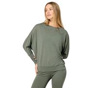 super.natural - Women's Womens Kula Top - Pull en laine mérinos - L - eucalyptus