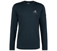 super.natural - Toni Bio Jersey L/S - Haut à manches longues - L - blueberry / vapor grey / high risk red