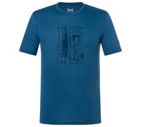 super.natural - Tropicar Tee - Haut en mérinos - M - ocean blue / various