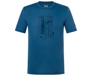 super.natural - Tropicar Tee - Haut en mérinos - M - ocean blue / various