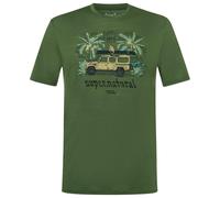 super.natural - Tropicar Tee - Haut en mérinos - S - chive / various