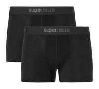 super.natural - Tundra 175 Boxer 2 Pack - Sous-vêtement - L - jet black / jet black