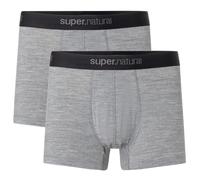 super.natural - Tundra 175 Boxer 2 Pack - Sous-vêtement - S - cashmere grey melange / cashmere grey melange