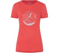 SUPER.NATURAL W Mountain Mandala Tree Tee - Femme - Rose - taille XS- modèle 2024