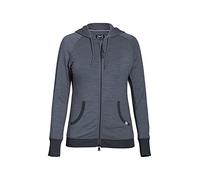 super. Natural W Tempo à Capuche pour Femme en Laine mérinos de Sport et Loisirs Hoodie M Quiet Shade Melange/Caviar Melange
