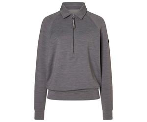 super.natural - Women's 1/4 Zip Sweater - Pull - XS - cashmere grey melange