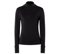 super.natural - Women's B Hot Turtleneck - Haut à manches longues - XS - jet black