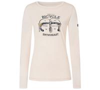 super.natural - Women's Bike Enthusiast L/S - Haut manches longues en mérinos - M - tapioca / various