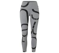 super.natural - Women's Capital Logo Tights - Legging - M - cashmere grey melange / jet black