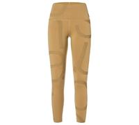 super.natural - Women's Capital Logo Tights - Legging - M - sahara / dried tobacco