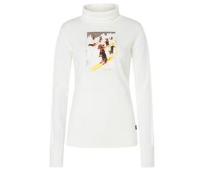 super.natural - Women's Dachshund Roll Neck - Pull - M - fresh white / fresh white / various