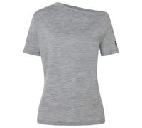 super.natural - Women's Drop Shoulder Tee - Haut en mérinos - XL - cashmere grey melange