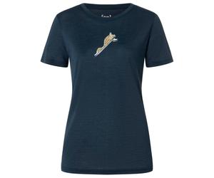 super.natural - Women's Duck Dive Tee - Haut en mérinos - L - blueberry / various