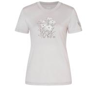 super.natural - Women's Edelweiss Bio Jersey Tee - Haut en mérinos - XS - white stone melange / various