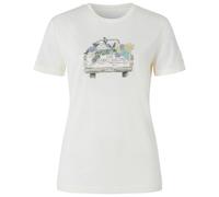 super.natural - Women's Flower Delivery Bio Jersey Tee - Haut en mérinos - XL - fresh white / various
